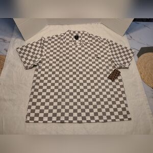 ( NEW ) VANS Checkered Button Men - LARGE Shirt